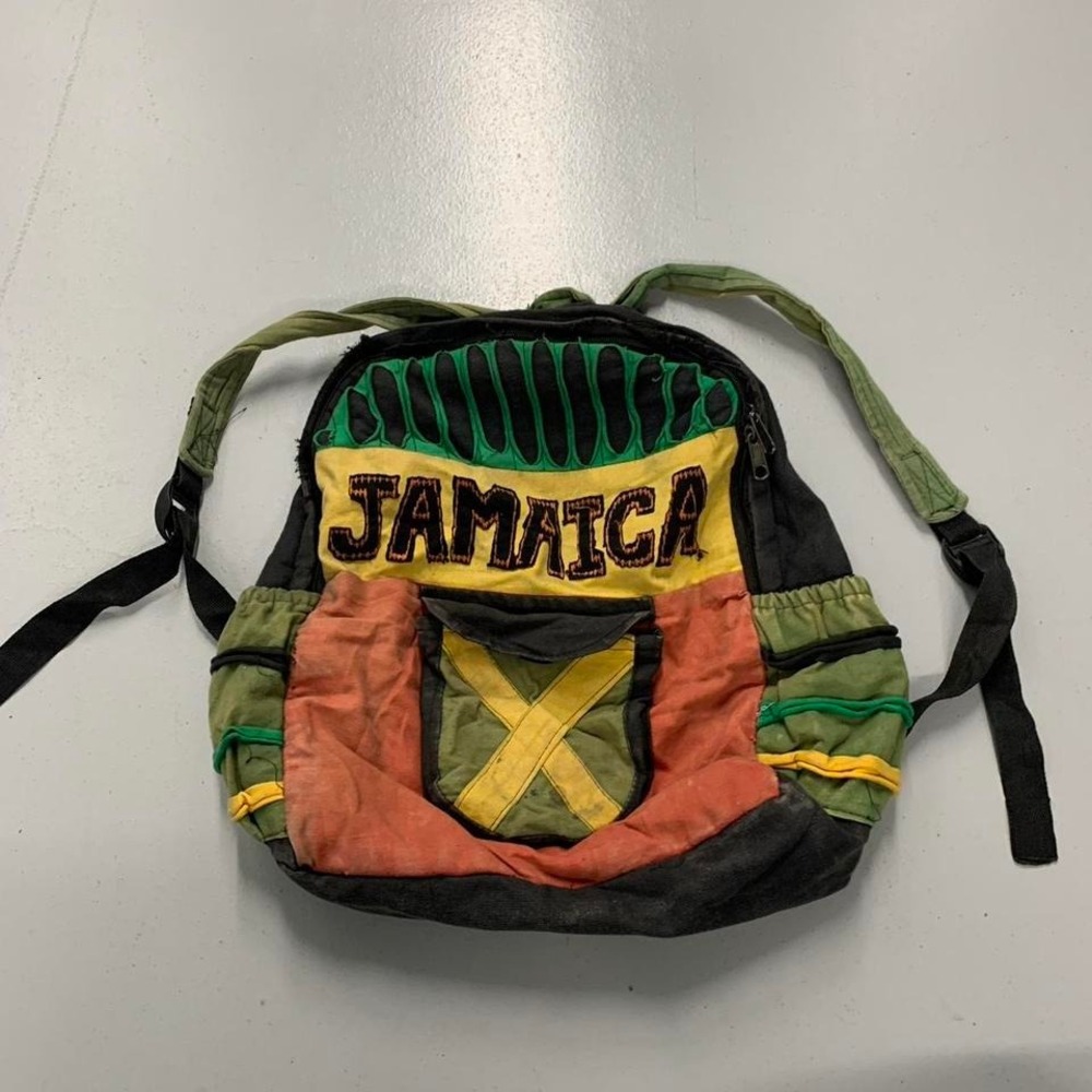 Vintage Jamaica Flag Backpack